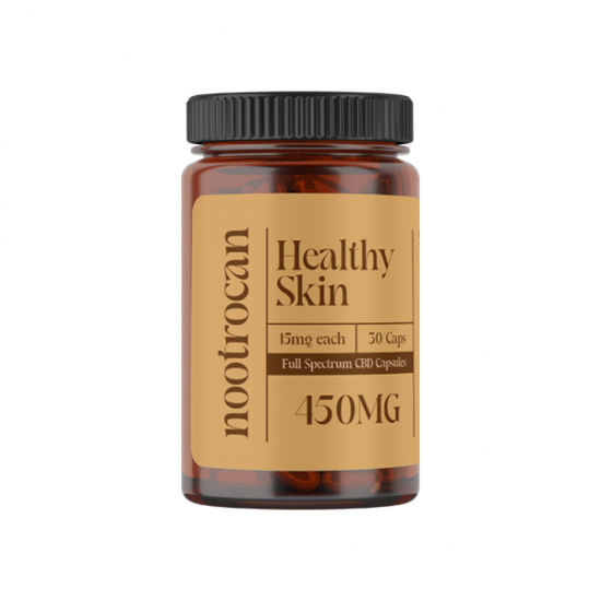 Nootrocan 450mg Full Spectrum CBD Nootropic Capsules - 30 Caps - Flavour: Healthy Skin