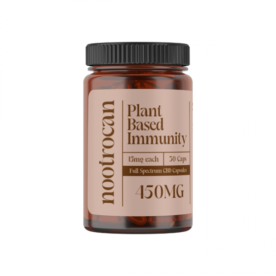 Nootrocan 450mg Full Spectrum CBD Nootropic Capsules - 30 Caps - Flavour: Plant Based Immunity