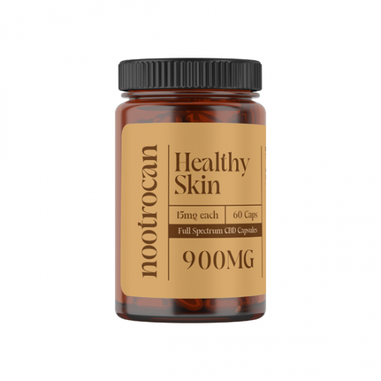 Nootrocan 900mg Full Spectrum CBD Nootropic Capsules - 60 Caps - Flavour: Healthy Skin