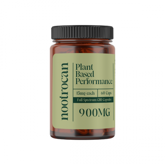 Nootrocan 900mg Full Spectrum CBD Nootropic Capsules - 60 Caps - Flavour: Plant Based Performance