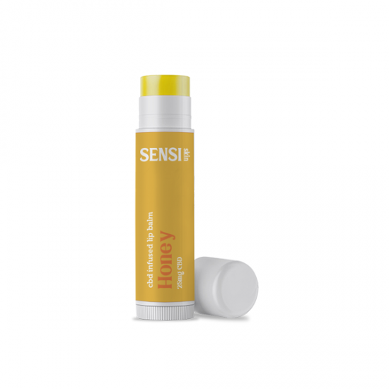 Sensi Skin 25mg CBD Lip Balm - 4g (BUY 1 GET 1 FREE) - Flavour: Honey