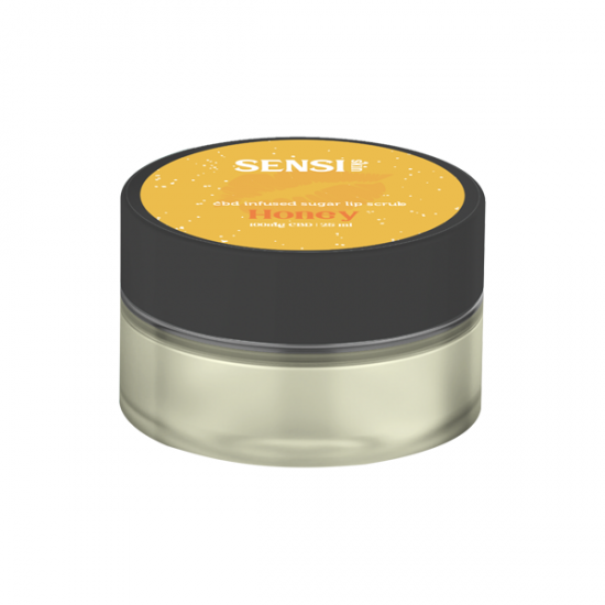 Sensi Skin 100mg CBD Sugar Lip Scrub - 25g (BUY 1 GET 1 FREE) - Flavour: Honey