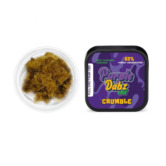 Purple Dank 60% Full Spectrum Crumble - 0.5g (BUY 1 GET 1 FREE) - Flavour: Original