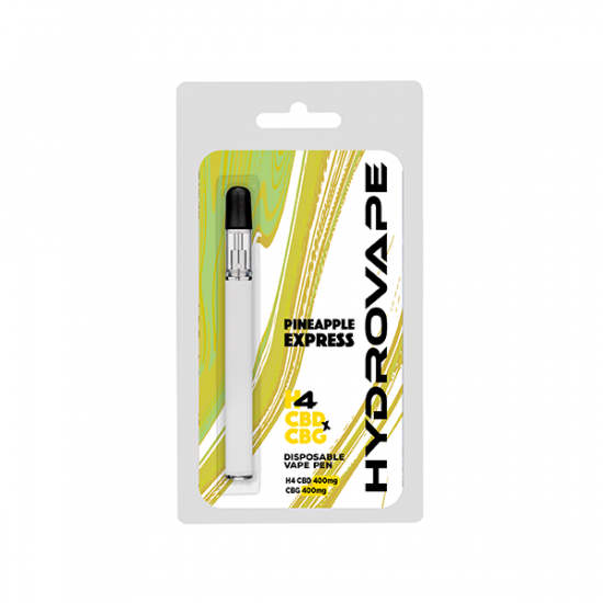 Hydrovape 800mg H4CBD & CBG Disposable Vape Pen - Flavour: Pineapple Express
