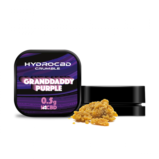 Hydrovape 80% H4 CBD Crumble 0.5g - Flavour: Grand Daddy Purple