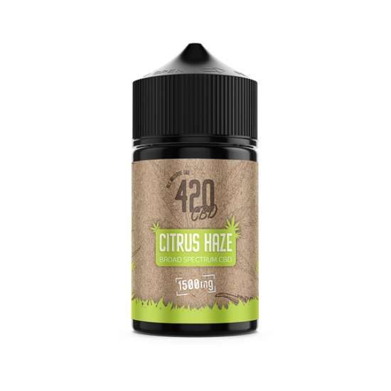 420 E-liquids 1500mg Broad-Spectrum CBD E-Liquids (40VG/60PG) - Flavour: Citrus Haze