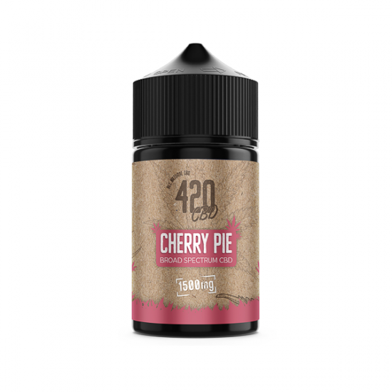 420 E-liquids 1500mg Broad-Spectrum CBD E-Liquids (40VG/60PG) - Flavour: Cherry Pie