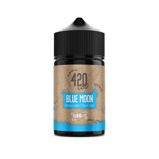 420 E-liquids 1500mg Broad-Spectrum CBD E-Liquids (40VG/60PG) - Flavour: Blue Moon