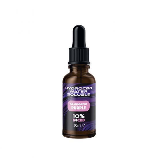 Hydrovape 10% Water Soluble H4-CBD Extract - 30ml - Flavour: Grandaddy Purple