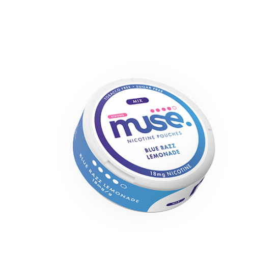 18mg Muse Nicotine Pouches - 20 Pouches - Flavour: Blue Razz Lemonade